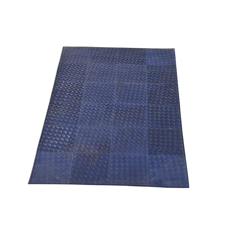 Tapis bleu marine Nakayama