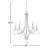 Marilyn 5-Light Dimmable Steel Candle Style Chandelier with Crystal Accents
