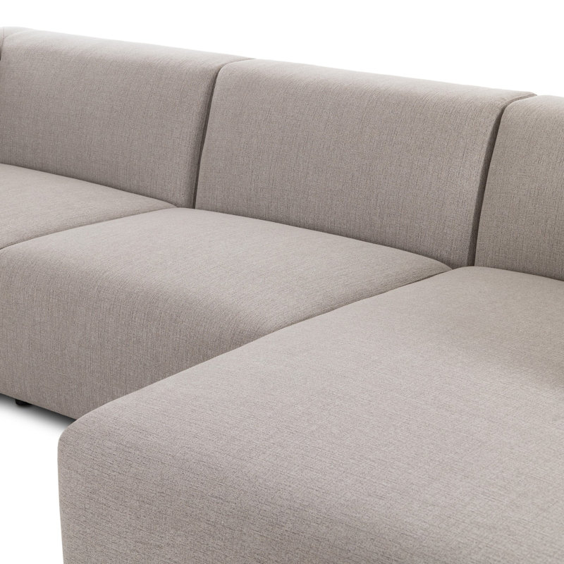 Lawndale 3PC LAF Sectional-Napa Sandstone, Right Hand Facing