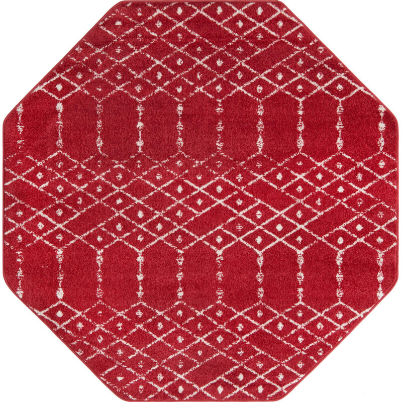 Brissa Abstract Indoor Rug, Octagon 5'3"
