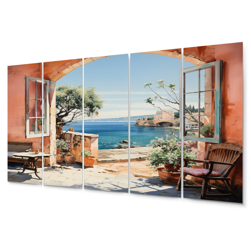 La Dolce Creativita Beachside I Cities & Countries Wall Decor on Metal