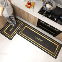 Kitchen Mat Trinx Mat Size: Runner 1'6 x 5'11, Color: Navy