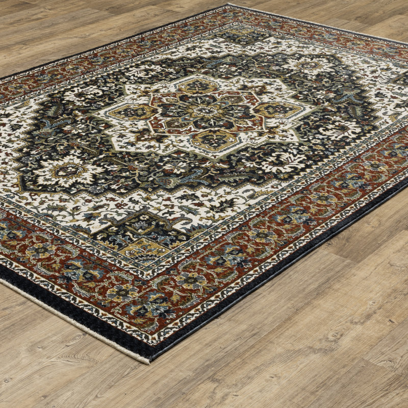 Tapis rectangulaire Sorusch, Rectangle 9 pi 10 po x 12 pi 10 po