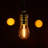 0.7W E26 Dimmable LED Vintage Edison Globe Light Bulb Amber