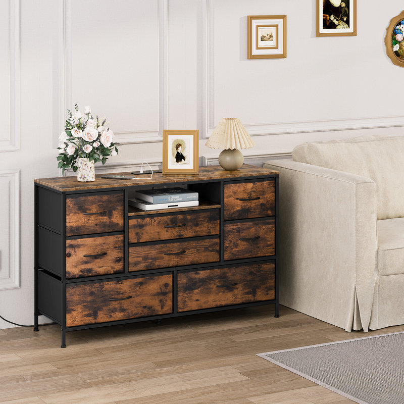 120 cm W Chest of 8 Drawers