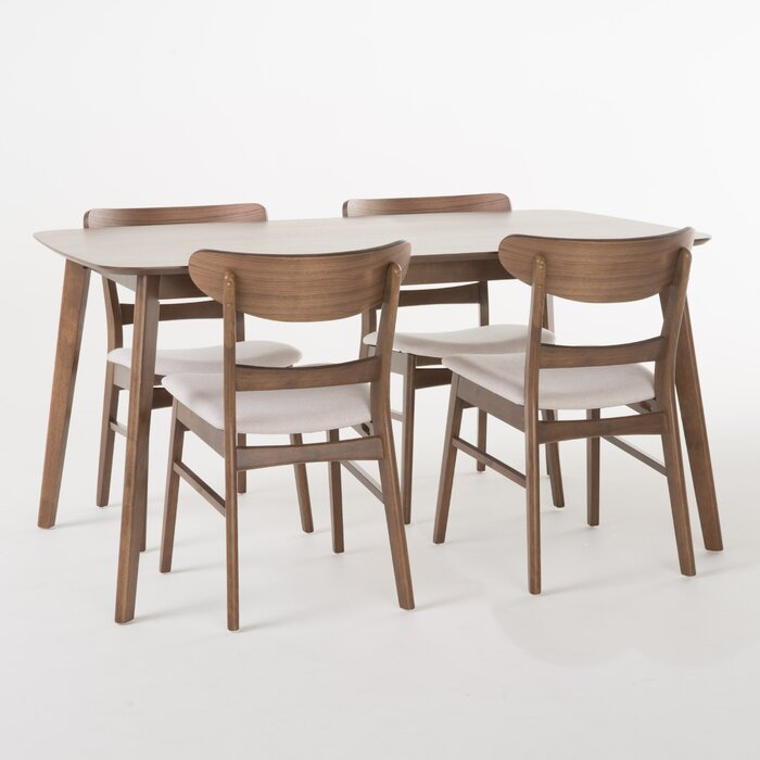 Wade Logan® Armgart 5 - Piece Dining Set & Reviews | Wayfair