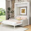 Lit escamotable double avec canapé Artemiy-756998400
