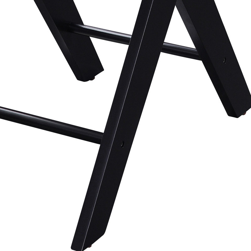 Rectangular Side Table With Drawer And - White Black Design Stylish In & Handy