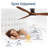 Cissline 52" 3-Blade Farmhouse Flush Mount  Ceiling Fan with Led Light and Remote for Medium Room