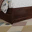 Lit plateforme en bois massif Lamayia avec pied de lit et tiroirs de rangement-832896269-832896267