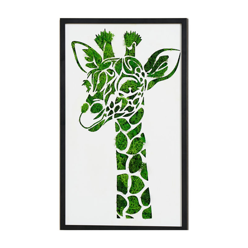 Décoration murale girafe