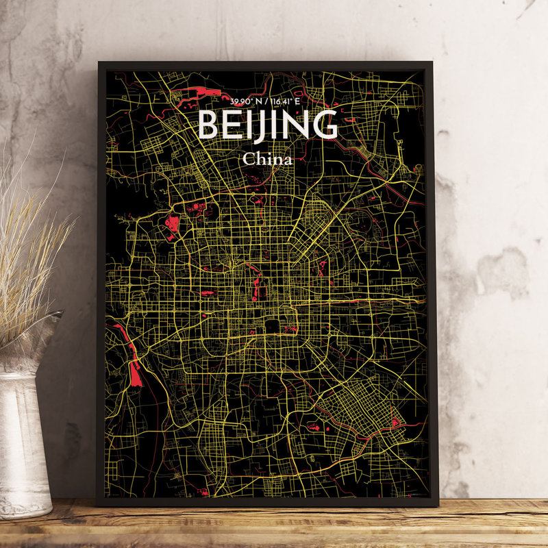 Beijing - No Frame Print, 61 cm H x 45.7 cm W x 0.1 cm D