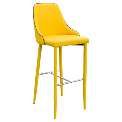 Lochlan Upholstered Counter Stool with Solid Wood Frame