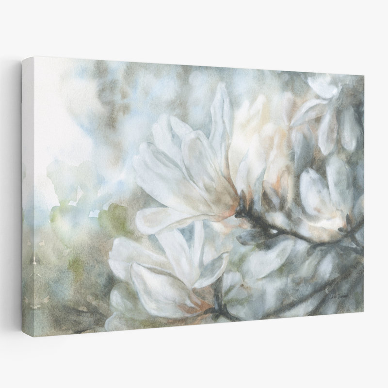 Blooms Blossoms Floral - Magnolia, H 40 po x l 60 po