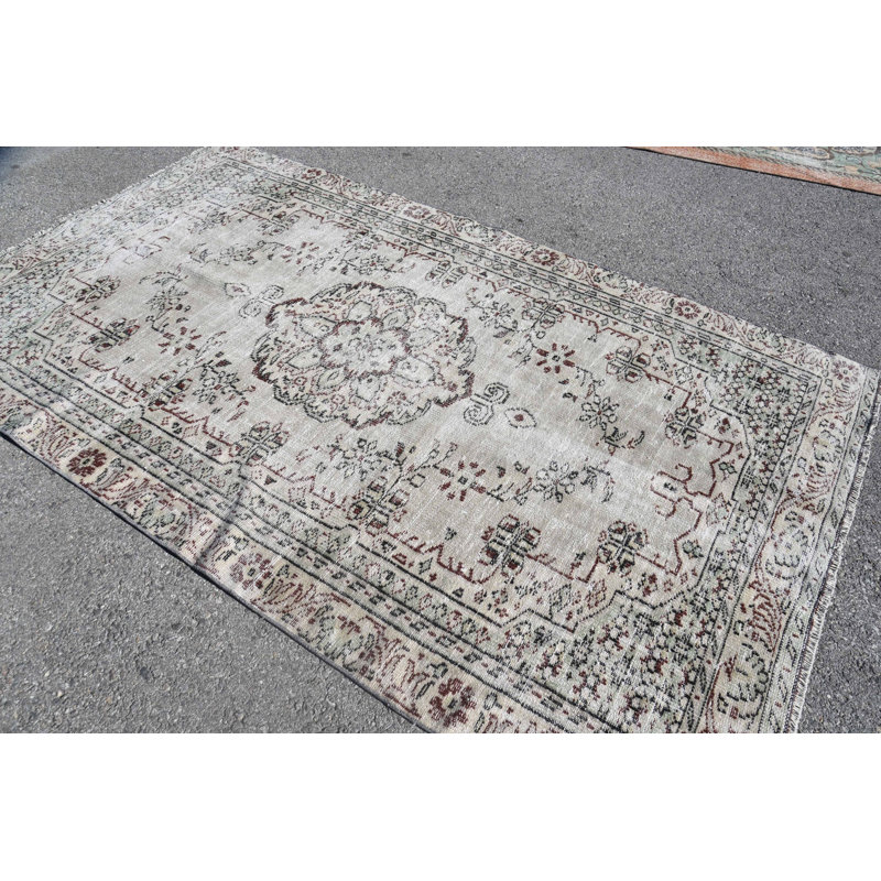 Tapis Boho, tapis modernes, tapis rétro, tapis turcs, tapis de décoration beige, grands tapis de 5,5 x 9,2 pi