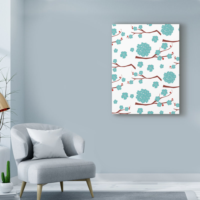 « prune fleur », art sur toile, H 19 po x l 14 po x P 2 po