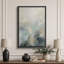 «Mute Aqua Grey Cream», reproduction d'art sur toile encadrée et giclée sur toile-134440910-134440915