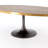 Azahara Oak Round Metal Base Dining Table-661669573