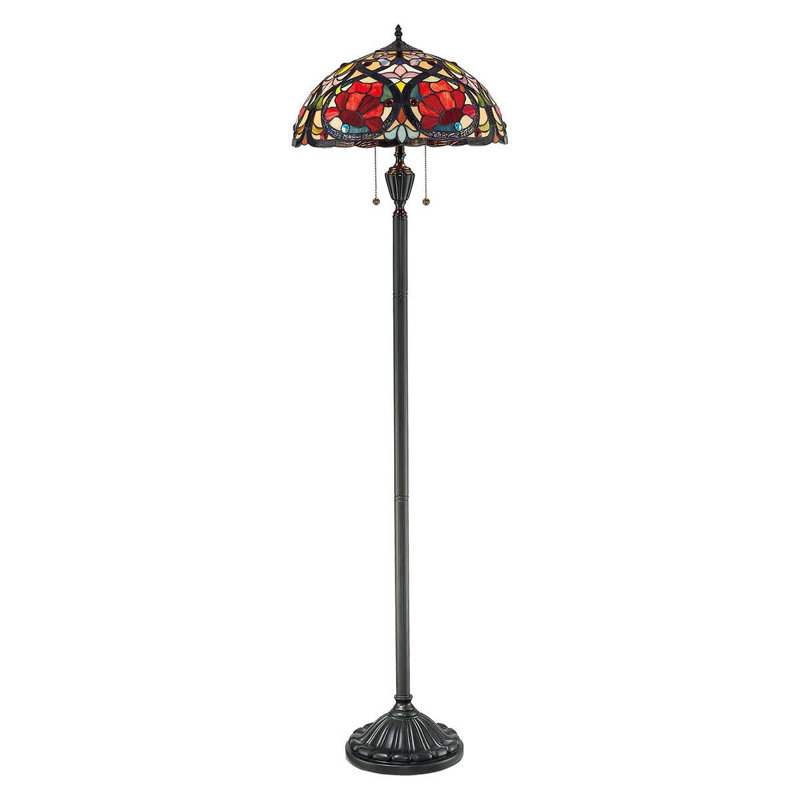Riverwoods 157.5cm Black Traditional Floor Lamp