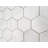 Bianco Dolomite 4" Hexagon Matte