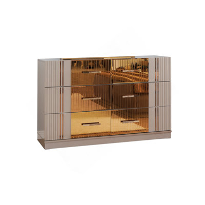 Commode ornée de 6 tiroirs Lorenzo