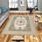 Stylish Woven Carpet, 5.2 x 7.5 Feet | 100% Polyester, 0.3 in Pile Height, Antibacterial, Non-Slip PVC Dot Underside | Machine Washable, 3D Digital Print | Perfect for Living Room, Bedroom & Home Décor-2063072722