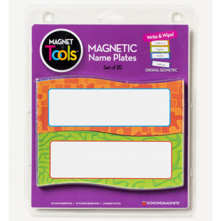 Étiquette de nom magnétique (Ensemble de 20)