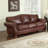 Battista Upholstered 95 " Top Grain Leather Sofa