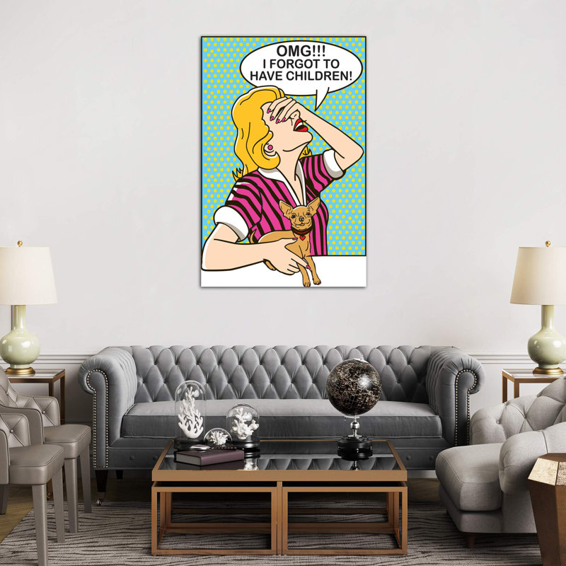 Omg!!! - Print on Canvas, No Frame, 152.5 cm H x 101.5 cm W x 3.175 cm D