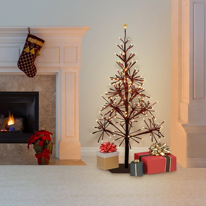 53'' Lighted Trees & Branches, Red