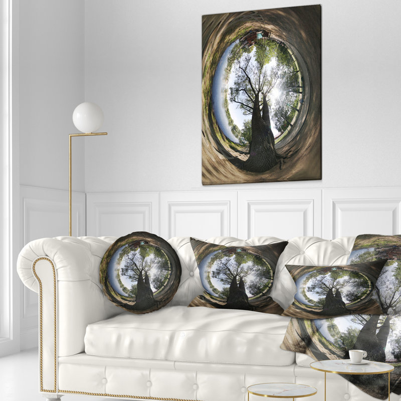 Coussin lombaire panoramique tree ufa little planet