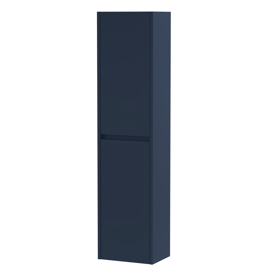Nuie Indigo Blue Havana Satin Midnight Blue Wall Hung Storage Unit | | Mfc | 1433Mm X 350Mm - Image 2