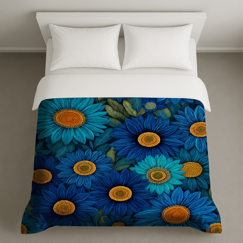 Housse de couette Floral Bedding Nature Boho Boho, Très grand lit