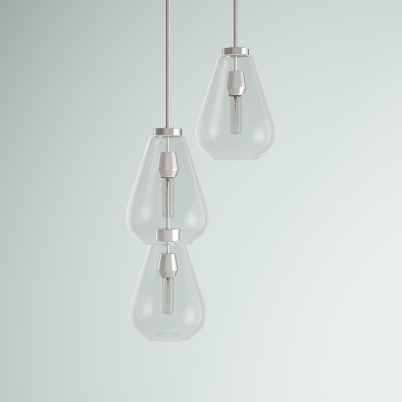 Apollonios 3 - Light Cluster Pendant, Brushed Nickel