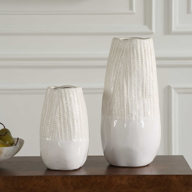 Ensemble de 2 vases Uttermost Echo Ridge