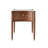Solid Wood End Table with Storage