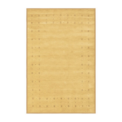 Tapis contemporains brun lavable à la machine 2650