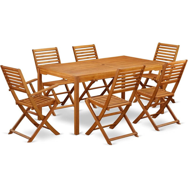 Ensemble de salle à manger 7 pièces East West Furniture CMBS72Cana