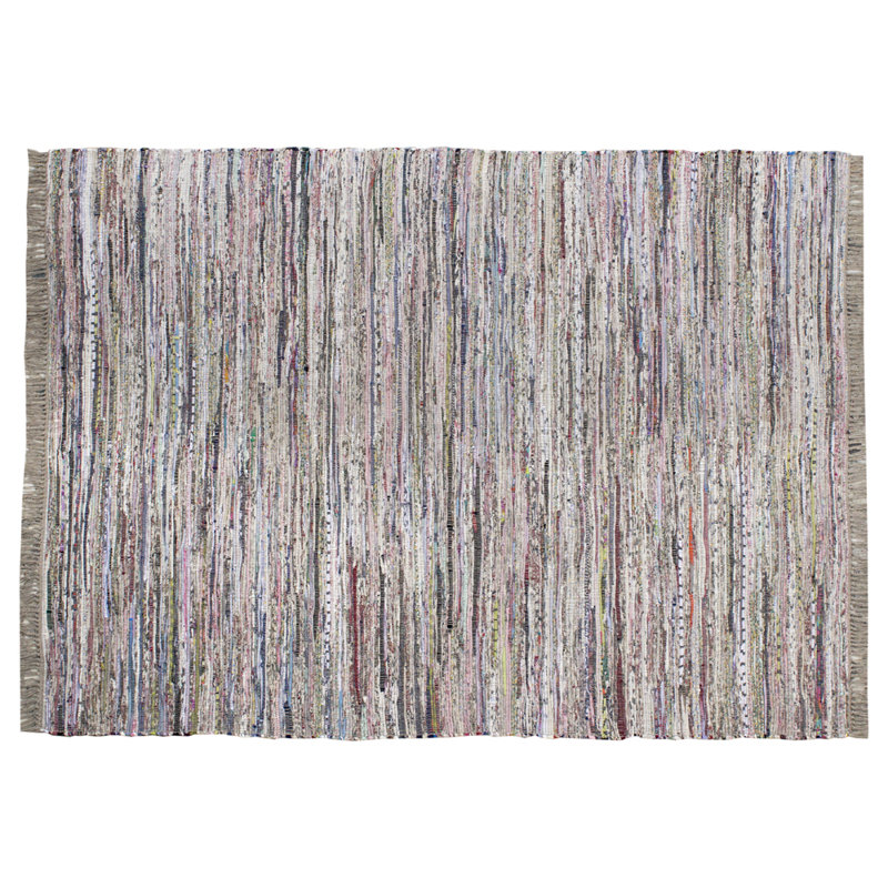 Fern Ombre Cotton Hand Woven Area Rug, Rectangle 180 x 250cm