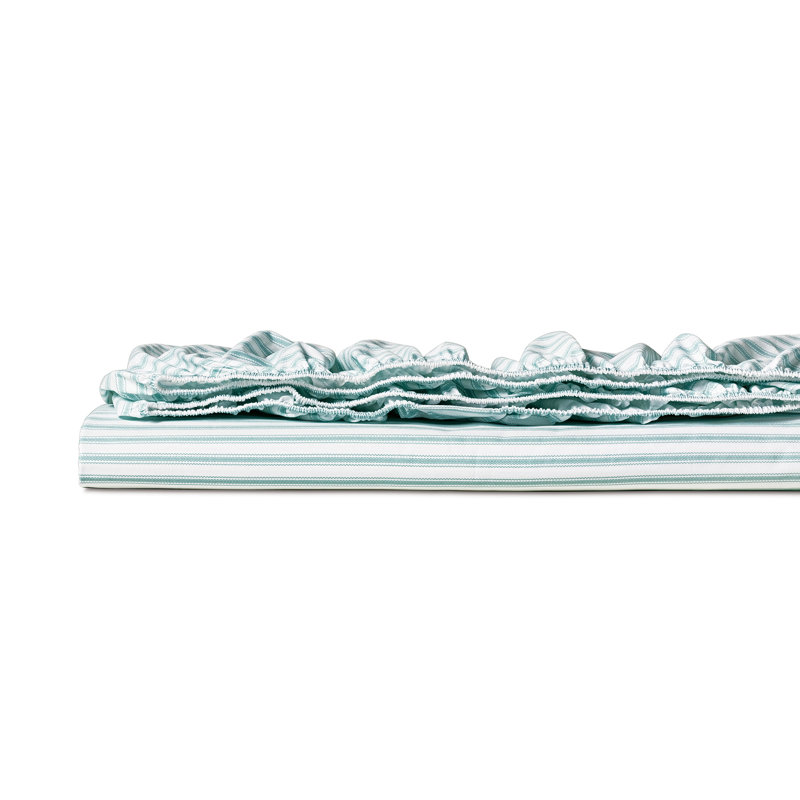 Drap-housse Blass, Mer, Drap-housse pour lit simple TG