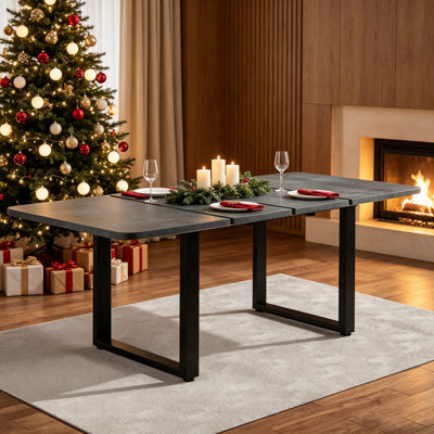 220.01 cm Extendable Dining Table