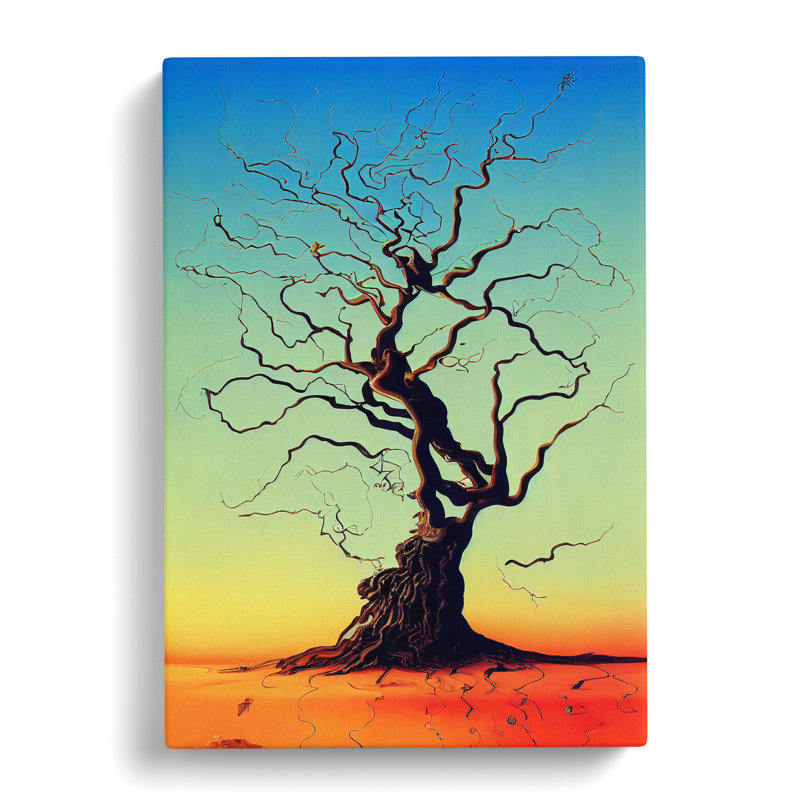 Surreal Tree - Wrapped Canvas Print, 50cm H x 35cm W x 3cm D