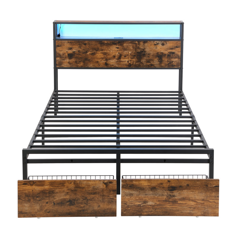 Cocuzzo Storage Bed, Double (4'6)