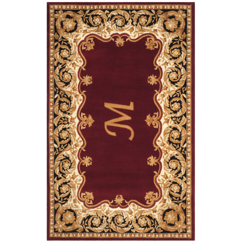 Lenora Hand Tufted Wool Pile Oriental Rug, Rectangle 3' x 5', M