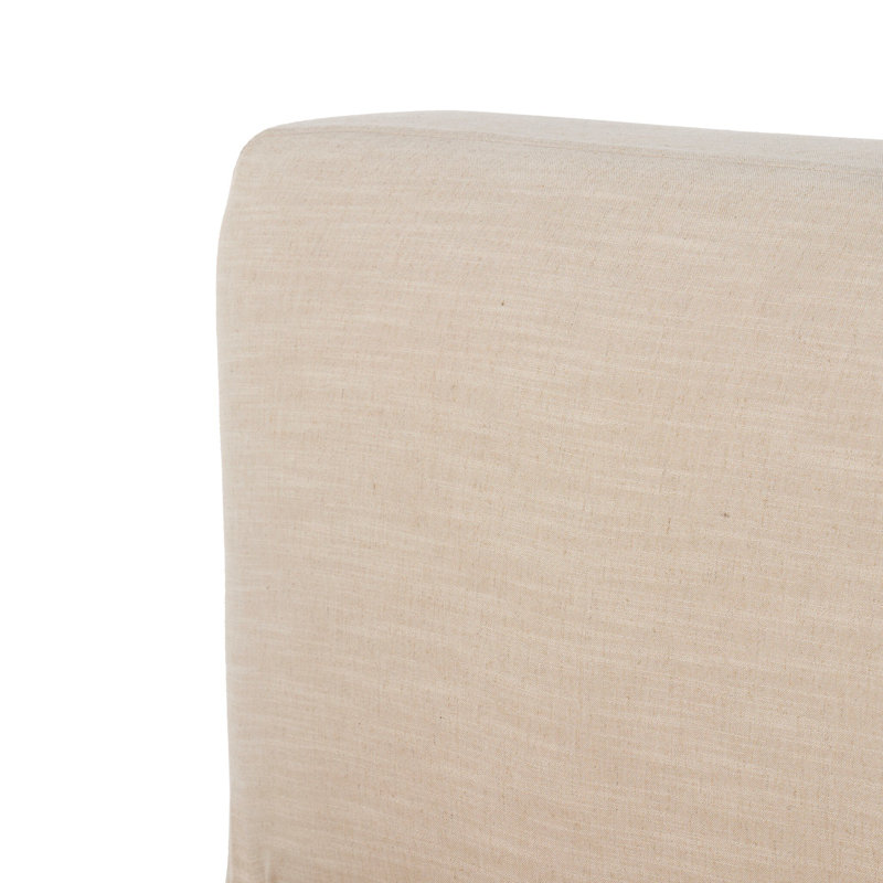 Aidan Slipcover Bed-Savoy Parchment-Queen, Queen