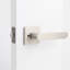 Poignée de porte moderne en nickel satiné et salle de bain / garde-robe Chrystie-71089215-71089218-71089219