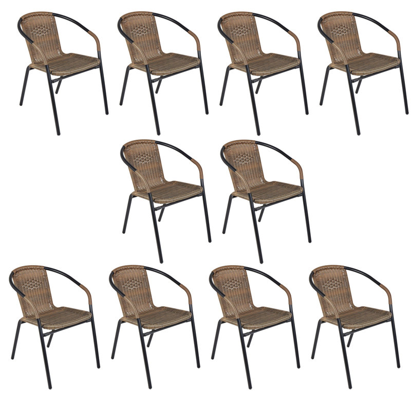 Fauteuil de salle à manger Bedran, Noir