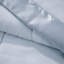 Couverture légère en duvet synthétique avec bordure en satin gris simple-121320142-121320154