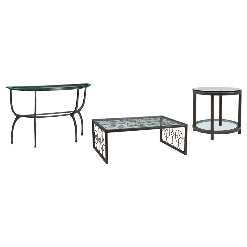 Metal Designs Honeycomb Cocktail Table, St. Laurent