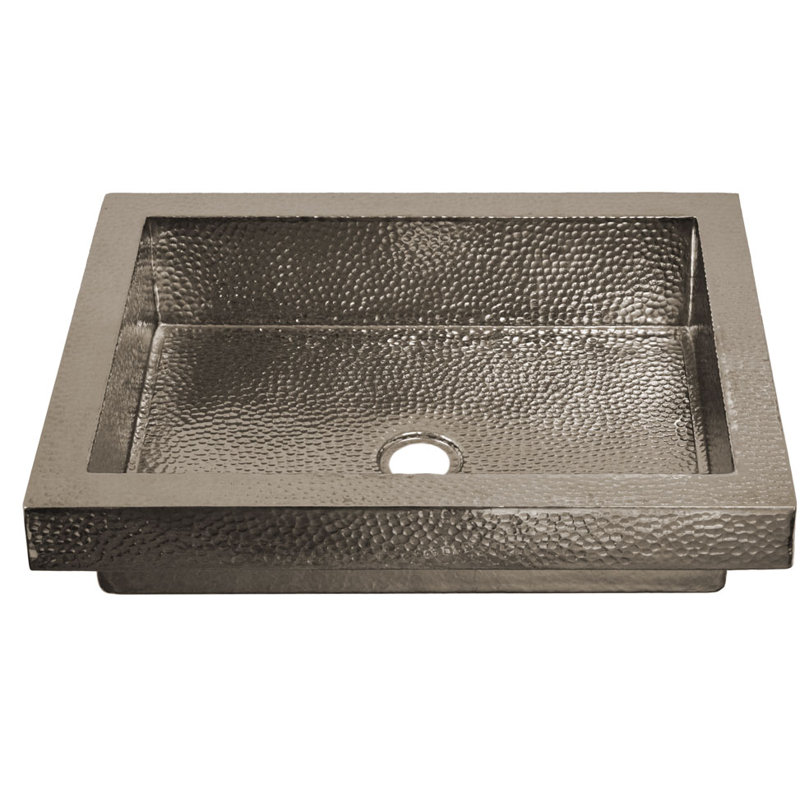 Tatra Copper Rectangular Drop-In Bathroom Sink
